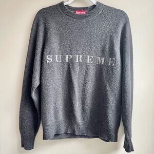 Supreme Gray Crewneck Sweater